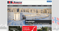 Desktop Screenshot of bkhengeren.no